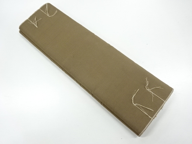 JAPANESE KIMONO / ANTIQUE FABRIC BOLT FOR KIMONO / TANZEN / SILK / WOVEN ABSTRACT PATTERN